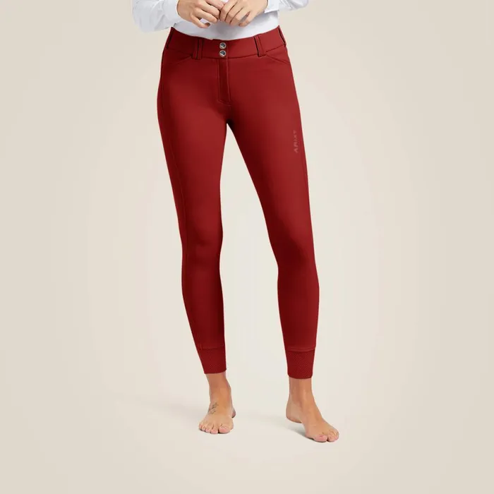 Tri Factor Grip Knee Patch Breech Fired Brick Women Ariat Pants and Shorts