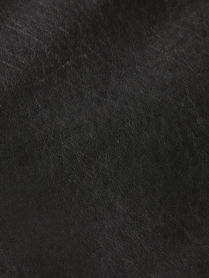 TRUCKER LEATHER JACKET Black Men Scotch and Soda Jackets and Coats