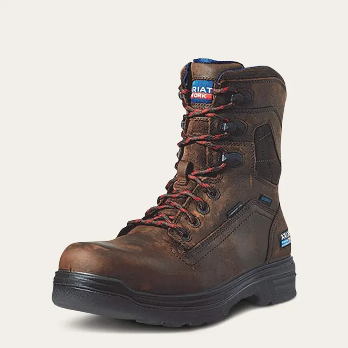Turbo 8034 USA Assembled Waterproof Carbon Toe Work Boot Rich Brown Men Ariat Work Boots Turbo 8034 USA Assembled Waterproof Carbon Toe Work Boot Rich Brown Men Ariat Work Boots