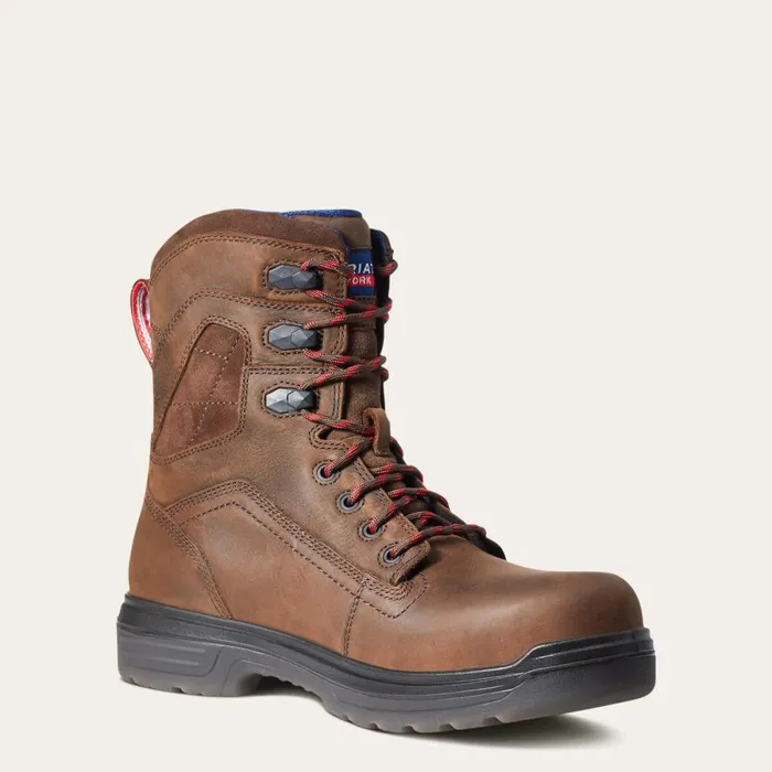 Turbo 8034 USA Assembled Waterproof Carbon Toe Work Boot Rich Brown Men Ariat Work Boots Turbo 8034 USA Assembled Waterproof Carbon Toe Work Boot Rich Brown Men Ariat Work Boots
