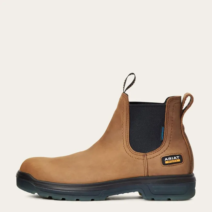 Turbo Chelsea Waterproof Work Boot Aged Bark Men Ariat Work Boots Turbo Chelsea Waterproof Work Boot Aged Bark Men Ariat Work Boots