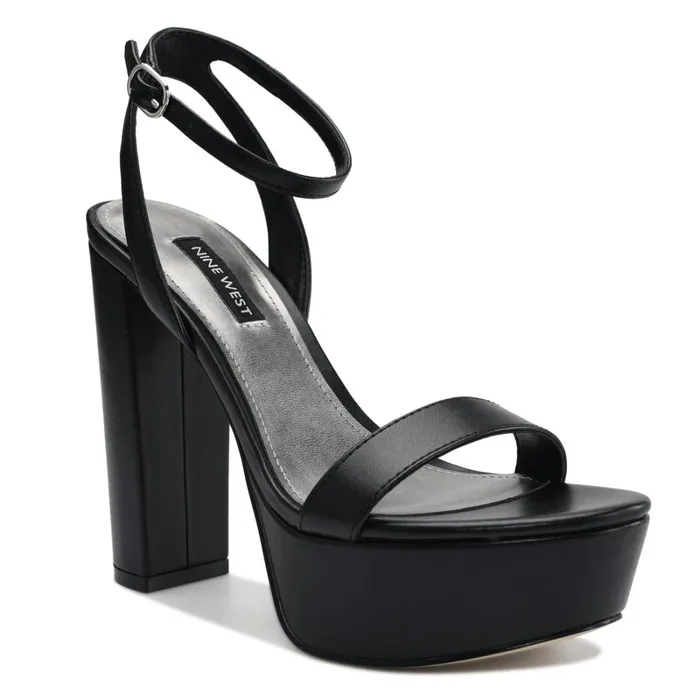Uknow Platform Dress Sandals Black Women Nine West Dress Uknow Platform Dress Sandals Black Women Nine West Dress