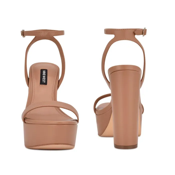 Uknow Platform Dress Sandals Light Tan Women Nine West Platforms Uknow Platform Dress Sandals Light Tan Women Nine West Platforms