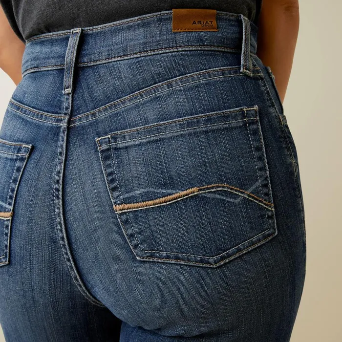 Ultra High Rise Reece Straight Jean Natalia Women Ariat Denim Ultra High Rise Reece Straight Jean Natalia Women Ariat Denim
