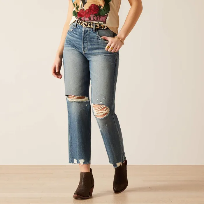 Ultra High Rise Tomboy Straight Jean Moana Women Ariat Denim