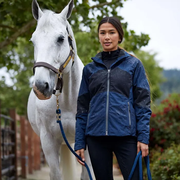 Valor Jacket Navy Colorblock Women Ariat Jackets and Vests Valor Jacket Navy Colorblock Women Ariat Jackets and Vests