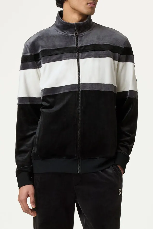 Velour Sets Men Fila Smart Retro Velour Blocked Track Jacket Velour Sets Men Fila Smart Retro Velour Blocked Track Jacket