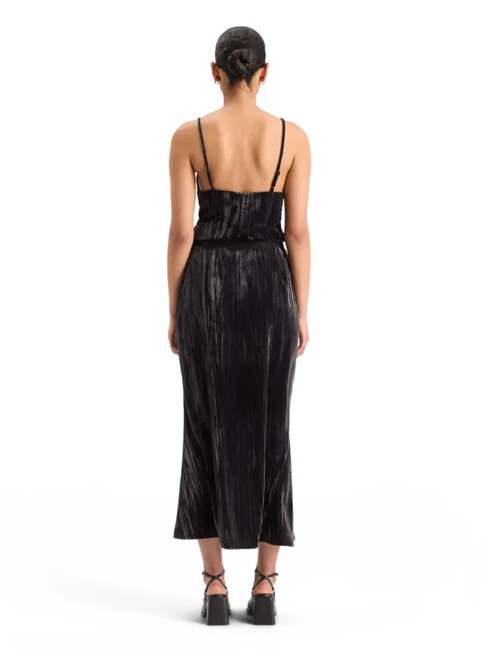 VELVET SKIRT Evening Black Women Scotch and Soda Skirts and Shorts
