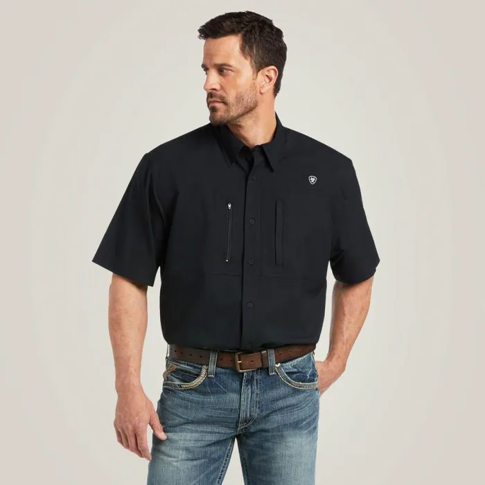 VentTEK Classic Fit Shirt Black Men Ariat Button Down Shirts