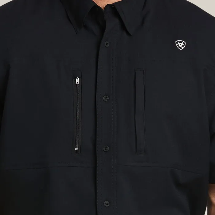 VentTEK Classic Fit Shirt Black Men Ariat Button Down Shirts VentTEK Classic Fit Shirt Black Men Ariat Button Down Shirts