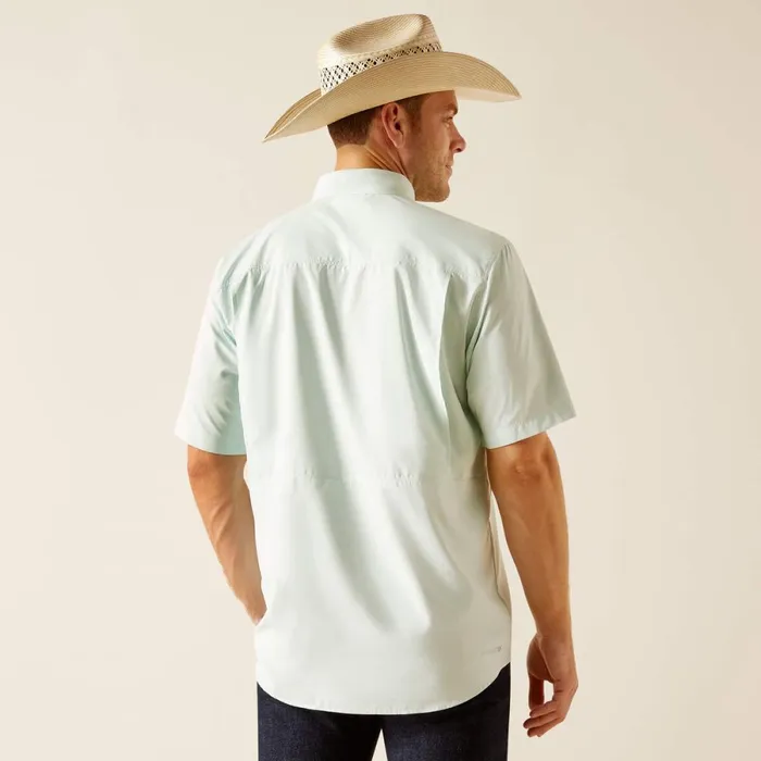 VentTEK Outbound Classic Fit Shirt Bleached Aqua Men Ariat Button Down Shirts VentTEK Outbound Classic Fit Shirt Bleached Aqua Men Ariat Button Down Shirts