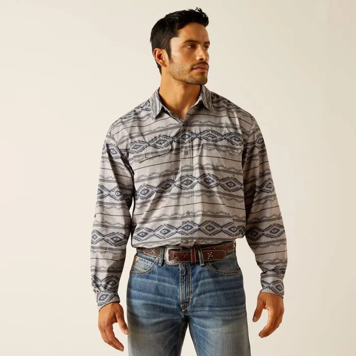VentTEK Outbound Classic Fit Shirt Moon Mist Men Ariat Button Down Shirts