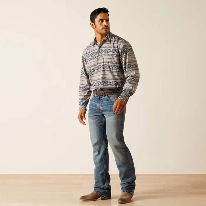 VentTEK Outbound Classic Fit Shirt Moon Mist Men Ariat Button Down Shirts VentTEK Outbound Classic Fit Shirt Moon Mist Men Ariat Button Down Shirts