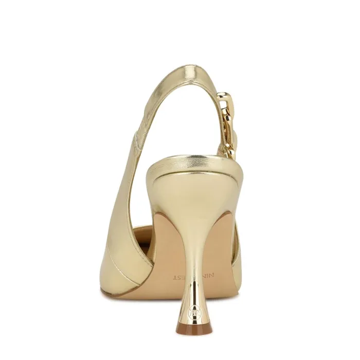 Veroni Slingback Pumps Gold Women Nine West Slingbacks Veroni Slingback Pumps Gold Women Nine West Slingbacks