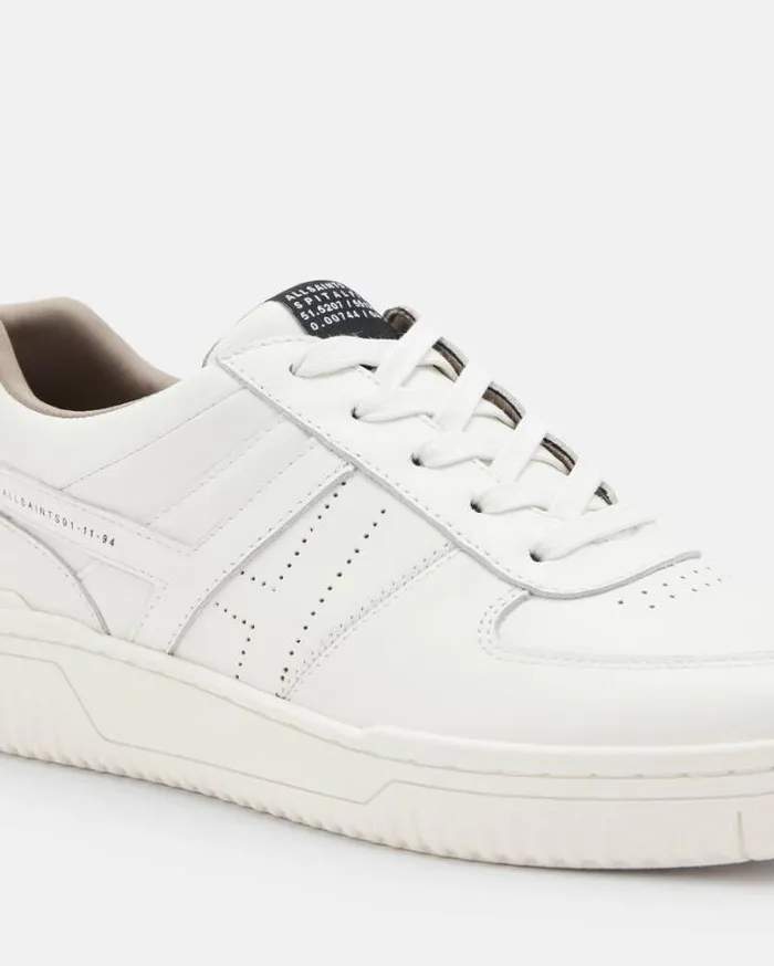 Vix Leather Low Top Sneakers White Women AllSaints Shoes and Boots