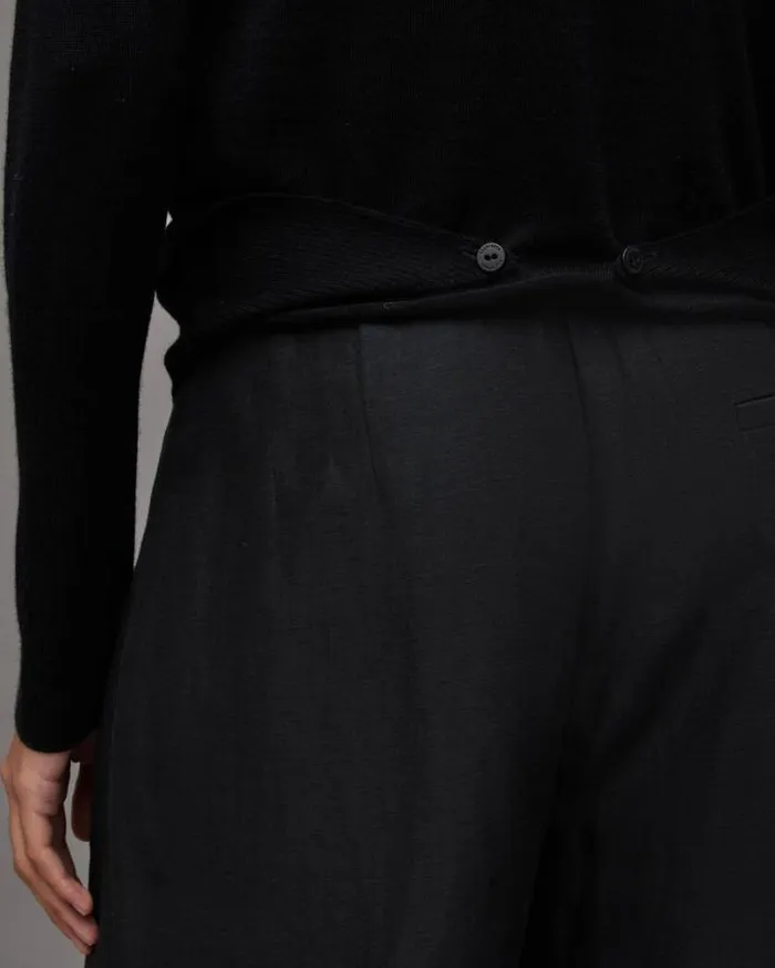 Waisson Pirate Lightweight Cardigan Black Women AllSaints Sweaters
