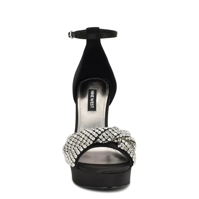 Wary Dress Sandals Black Women Nine West Heeled Wary Dress Sandals Black Women Nine West Heeled