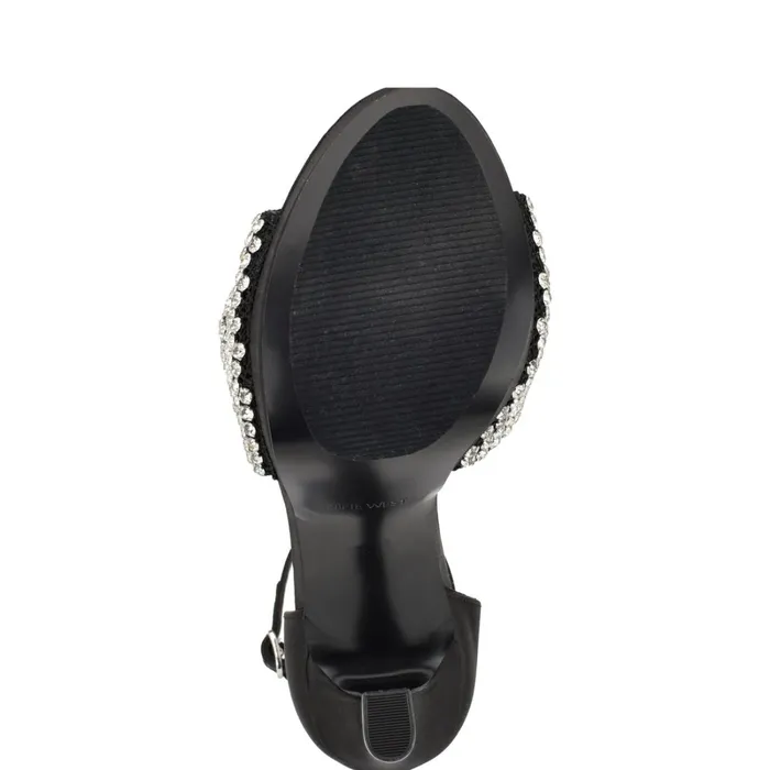 Wary Dress Sandals Black Women Nine West Heeled Wary Dress Sandals Black Women Nine West Heeled