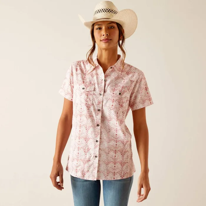 Western VentTEK Shirt Brush Stroke Print Women Ariat TShirts and Tops