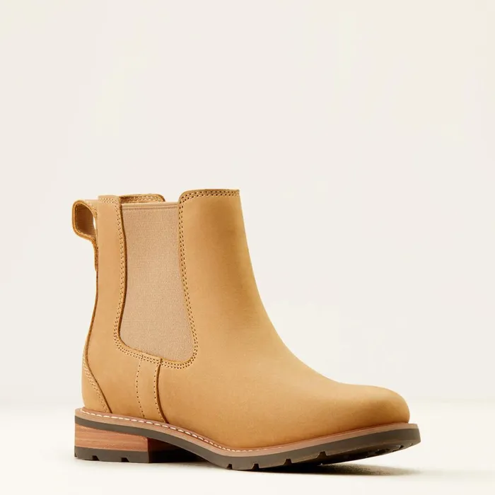Wexford Chelsea Boot Natural Tan Women Ariat Booties Wexford Chelsea Boot Natural Tan Women Ariat Booties