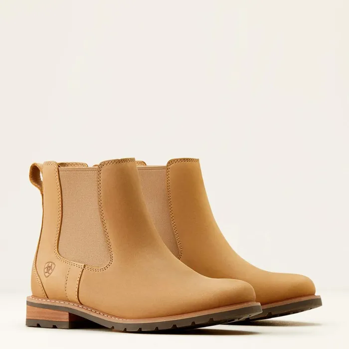 Wexford Chelsea Boot Natural Tan Women Ariat Booties Wexford Chelsea Boot Natural Tan Women Ariat Booties