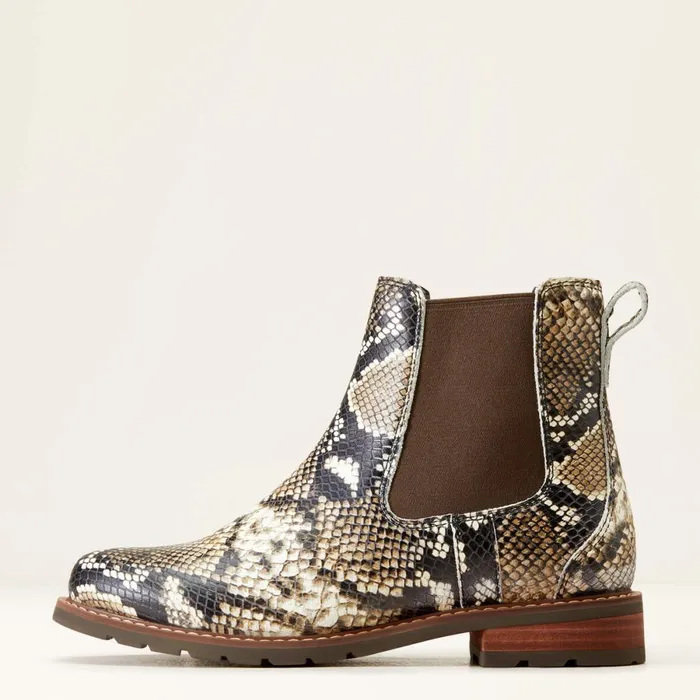 Wexford Chelsea Boot Snake Print Women Ariat Booties Wexford Chelsea Boot Snake Print Women Ariat Booties