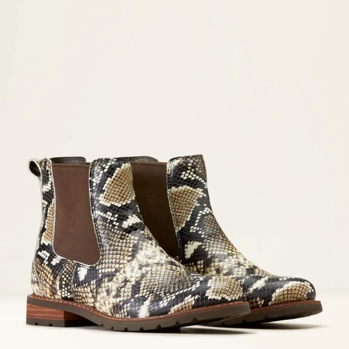 Wexford Chelsea Boot Snake Print Women Ariat Booties Wexford Chelsea Boot Snake Print Women Ariat Booties