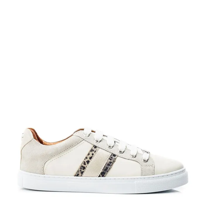 White Trainers Women Moda In Pelle Arzal Off White Leather