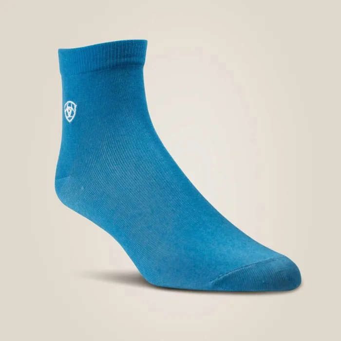 Wild Thing Ankle Sock 2 Pair Multi Color Pack Leopard Printsky Blue Women Ariat Socks