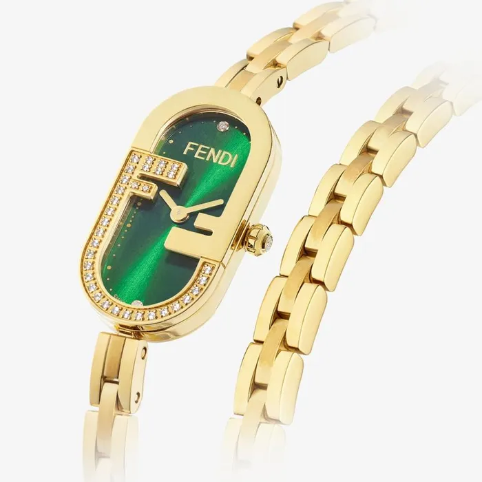 Woman 1480 X 2130mm 8211 Oval Watch With Ff Logo Fendi Watches