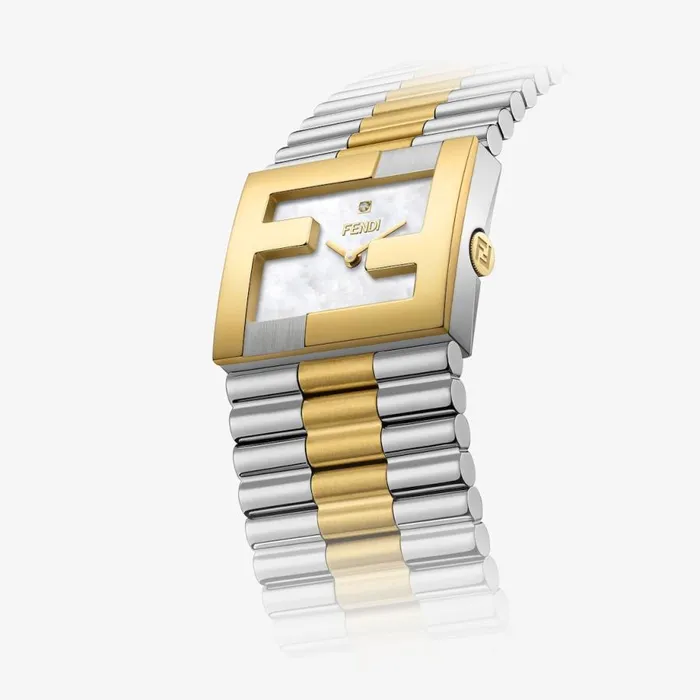 Woman 24x20mm Watch With Ff Logo Bezel Multicolour Fendi Watches