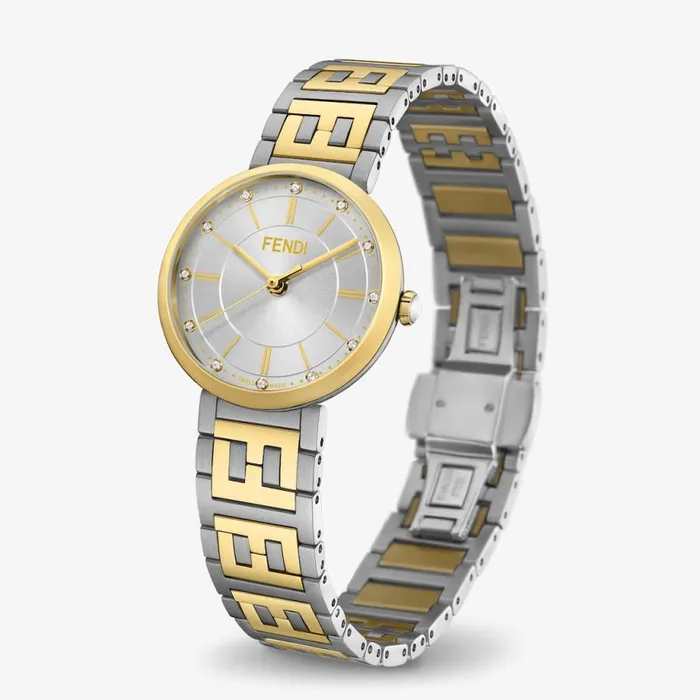 Woman 29mm Bracelet Watch With Ff Logo Multicolour Fendi Watches