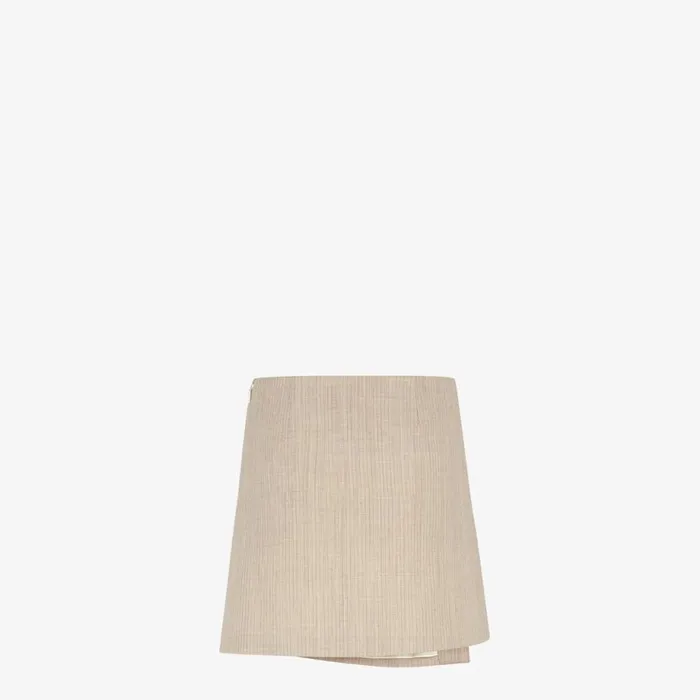 Woman Beige Flannel Skirt Beige Fendi Skirts