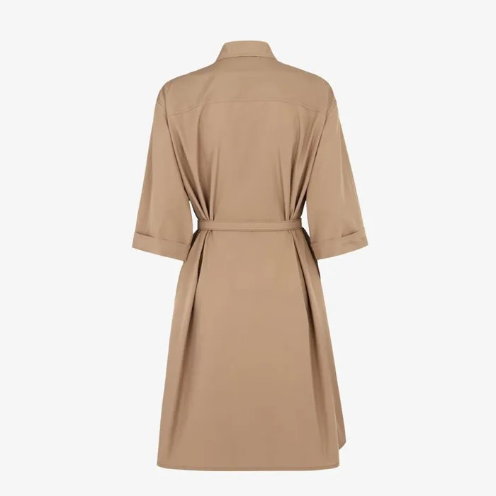 Woman Brown Cotton Dress Brown Fendi Dresses and Jumpsuits