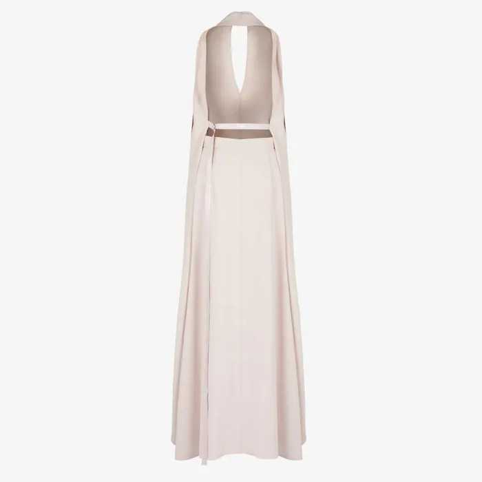 Woman Dress Made Of Pale Pink Cady Pink Fendi Dresses and Jumpsuits