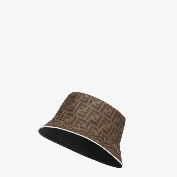 Woman Ff Fabric Bucket Hat Multicolour Fendi Hats and Gloves