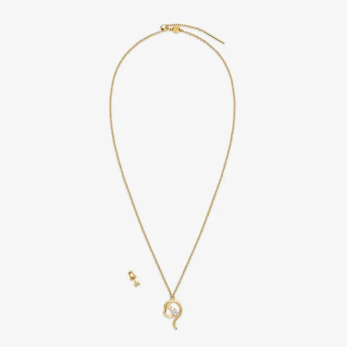 Woman GoldColour Virgo Set Gold Fendi Necklaces
