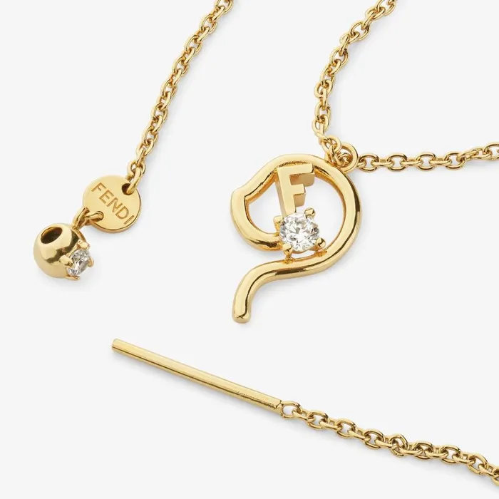 Woman GoldColour Virgo Set Gold Fendi Necklaces