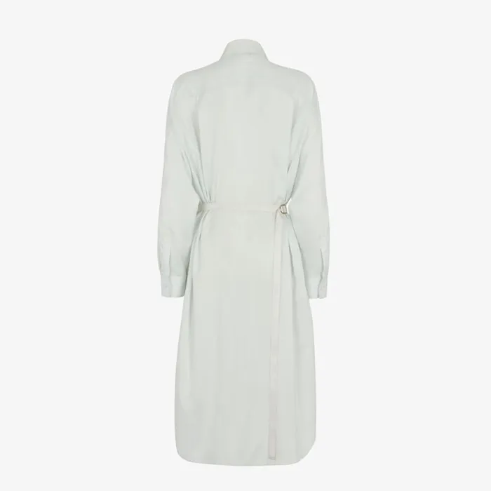 Woman Light Blue Silk Dress Light Blue Fendi Dresses and Jumpsuits