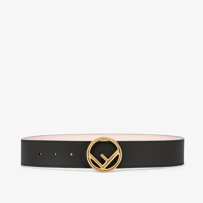Woman Multicolour Leather Reversible Belt Black Fendi Belts