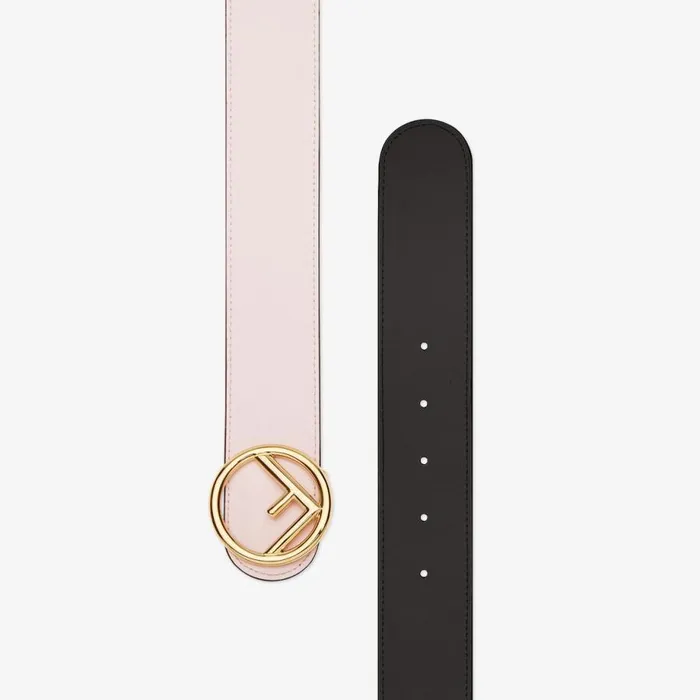 Woman Multicolour Leather Reversible Belt Black Fendi Belts