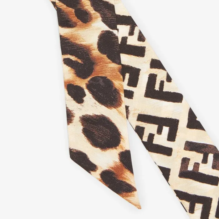 Woman Multicolour Silk Bandeau Multicolour Fendi Hair Accessories