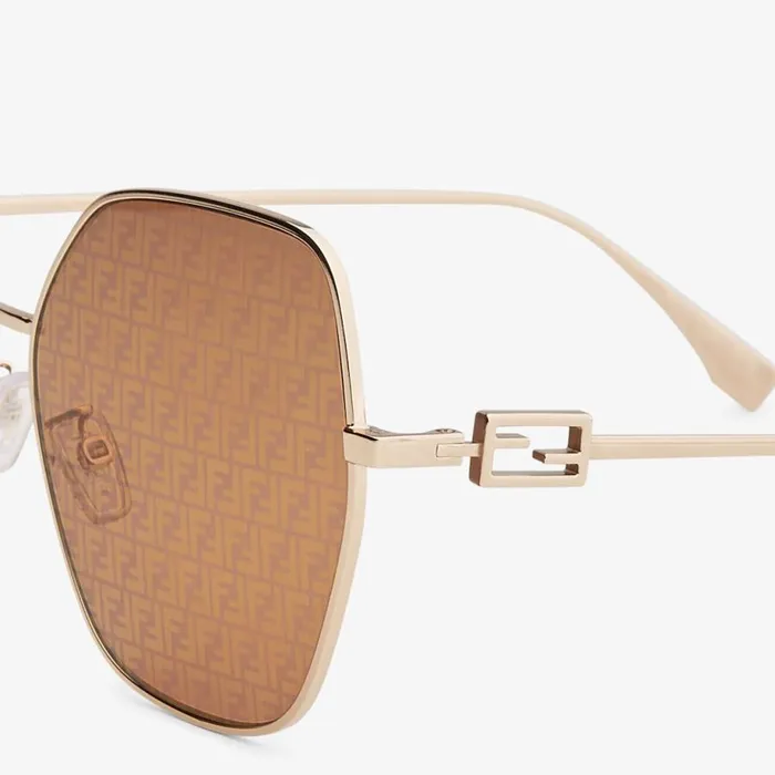 Woman Sunglasses With Brown Lenses Brown Fendi Sunglasses