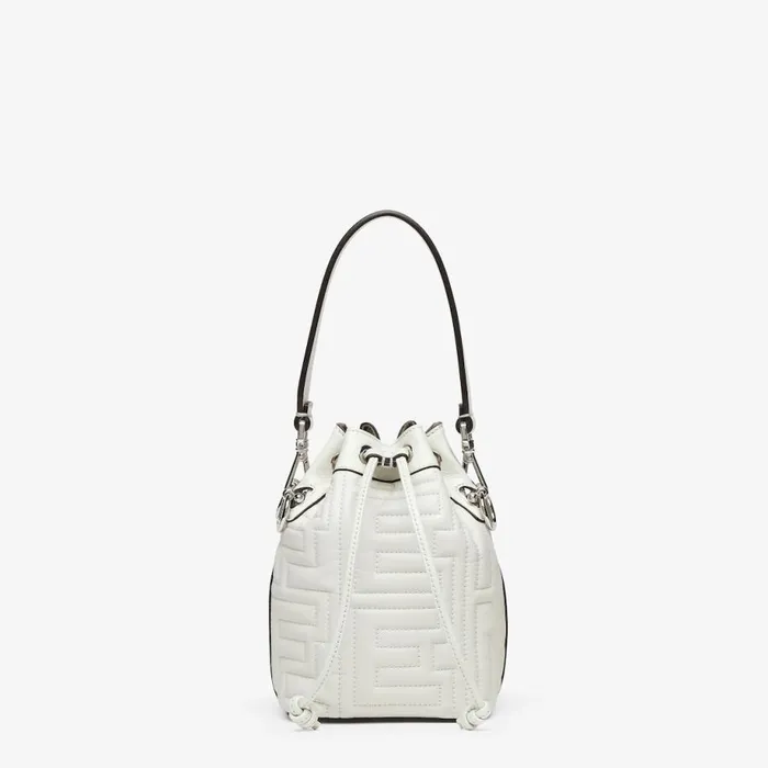 Woman White Quilted Nappa Leather Fendi By Marc Jacobs MiniBag White Fendi Mini Bags