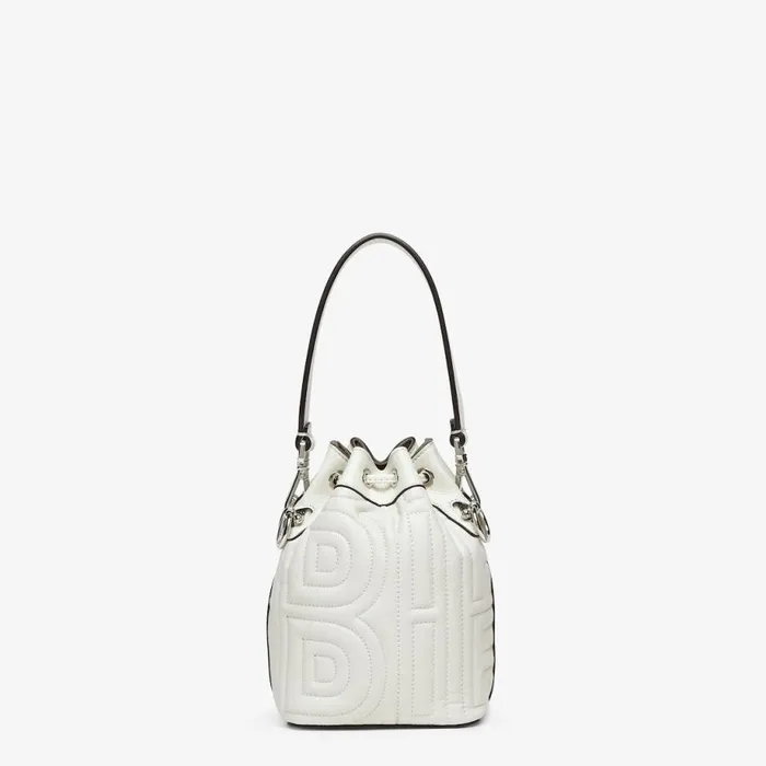Woman White Quilted Nappa Leather Fendi By Marc Jacobs MiniBag White Fendi Mini Bags