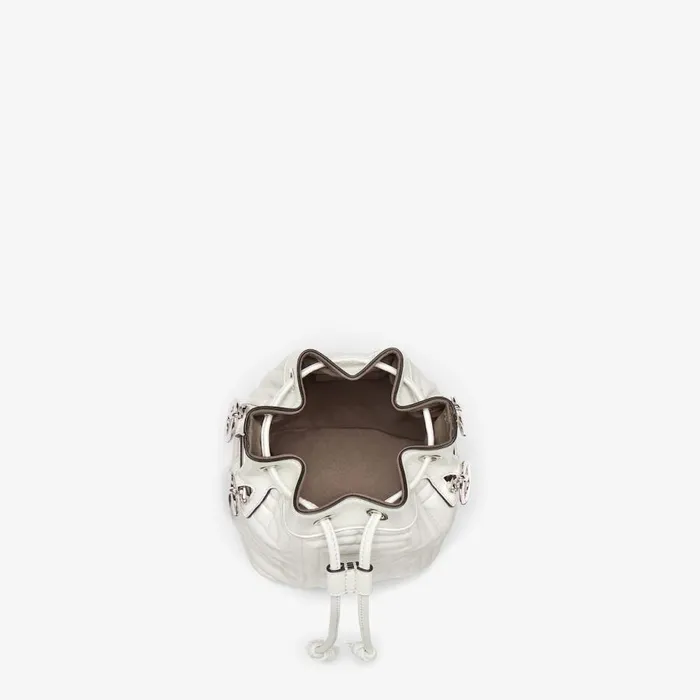 Woman White Quilted Nappa Leather Fendi By Marc Jacobs MiniBag White Fendi Mini Bags