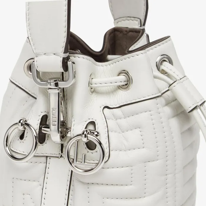 Woman White Quilted Nappa Leather Fendi By Marc Jacobs MiniBag White Fendi Mini Bags