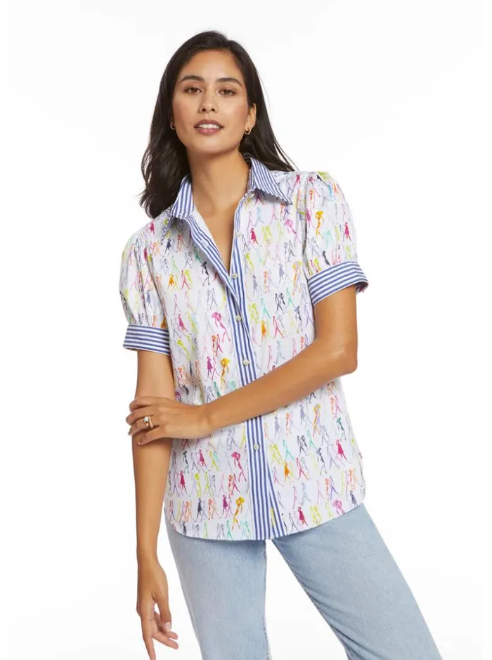 Women ANGIE SHIRT White Robert Graham Tops
