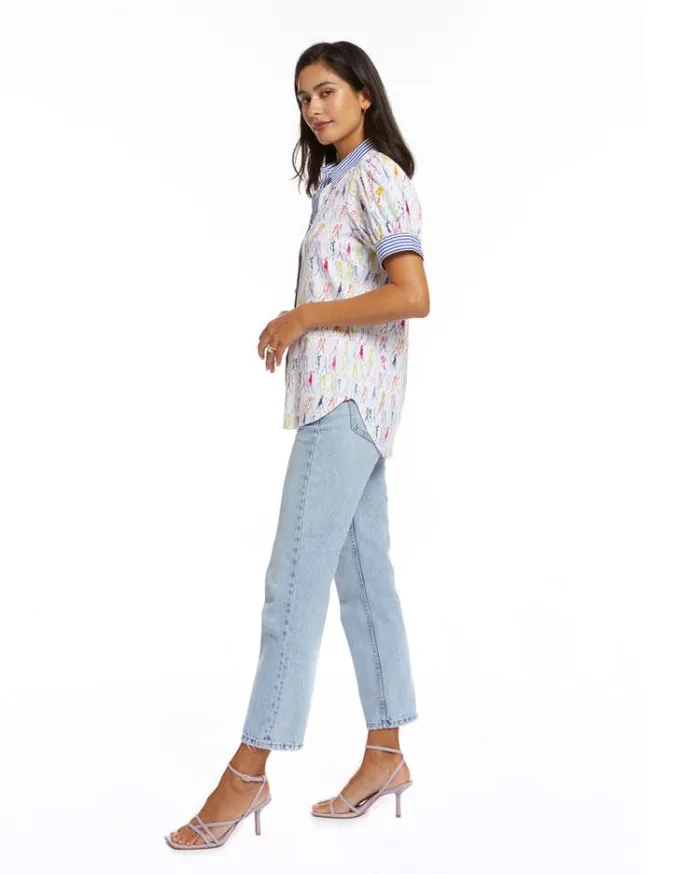 Women ANGIE SHIRT White Robert Graham Tops