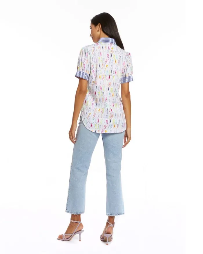Women ANGIE SHIRT White Robert Graham Tops